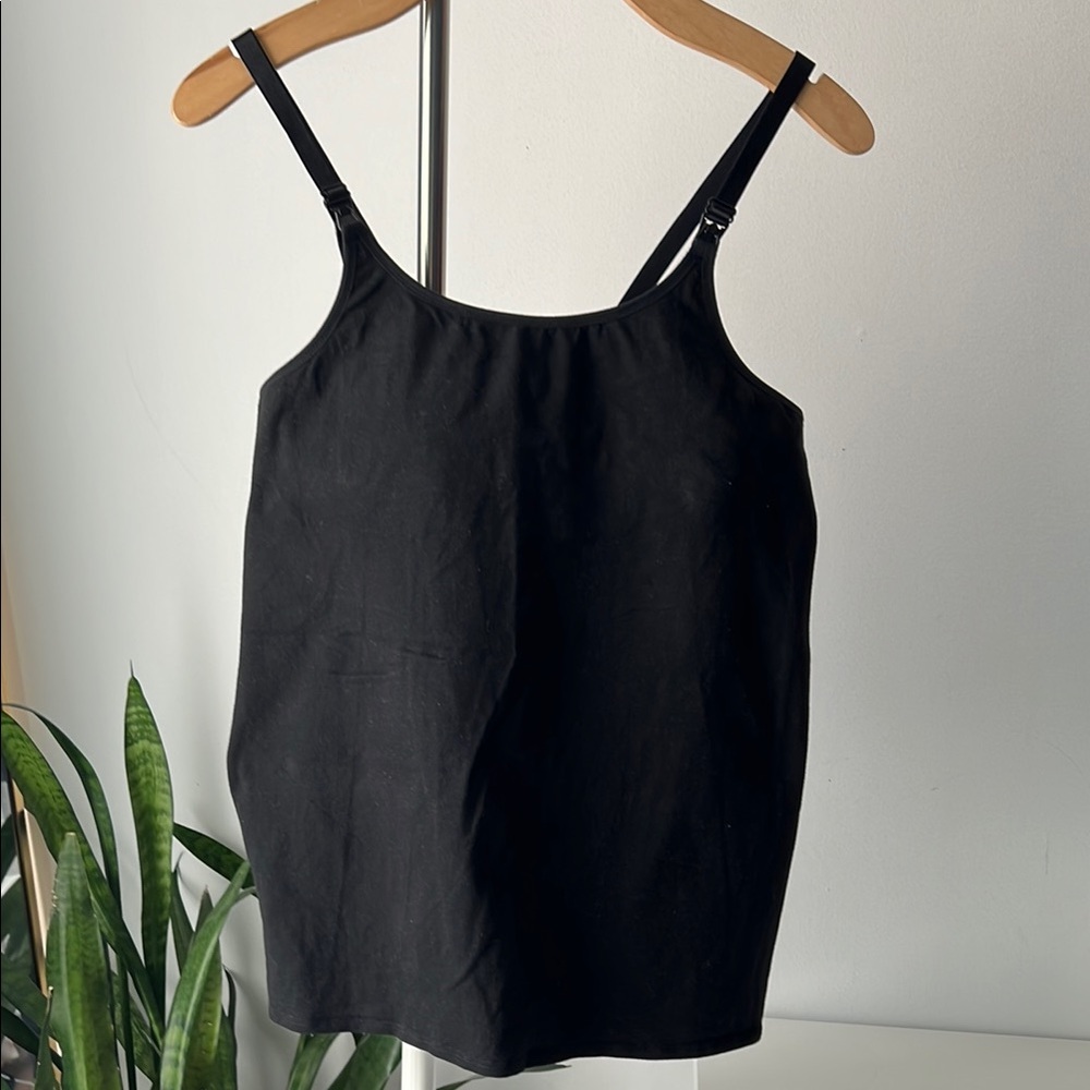 Leading Lady nursing Black Women's Camisole Top L